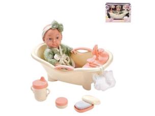 Opakowanie Lalka bobas 22cm w wanience z akcesoriami