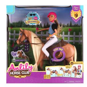 Opakowanie Lalka dżokejka z koniem