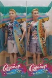 Opakowanie Lalka Kevin z deską do serfowania