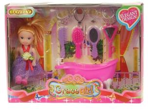 Opakowanie Lalka mini z wanną i akcesoriami