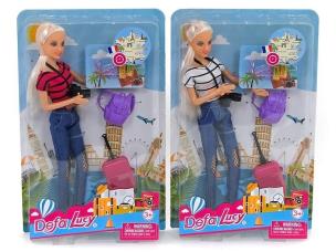 Opakowanie Lalka podróżniczka z walizkami MIX