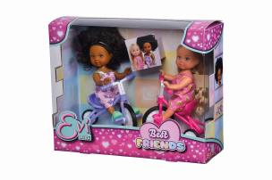 Opakowanie Lalka Przyjaciółki Evi na rowerach