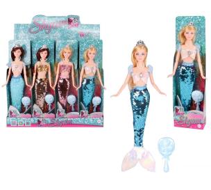 Opakowanie Lalka syrenka cekinowy ogon MIX