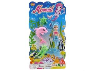 Opakowanie Lalka syrenka z akcesoriami mini 7cm
