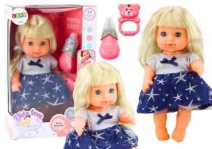 Opakowanie Lalka w granatowej sukience siusiająca butelka