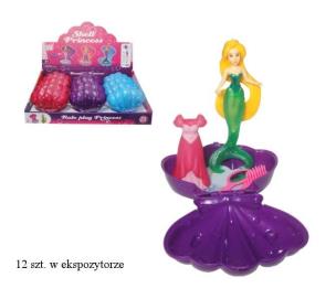 Lalka w muszli MIX. Wydawca: SWEDE. Multiszop.pl Opakowanie Lalka w muszli MIX