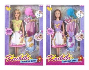 Opakowanie Lalka z sukienką do malowania mix