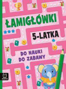 Okładka książki Łamigłówki 5-latka. Do nauki do zabawy