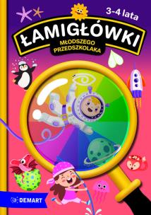 Okładka książki Łamigłówki młodszego przedszkolaka