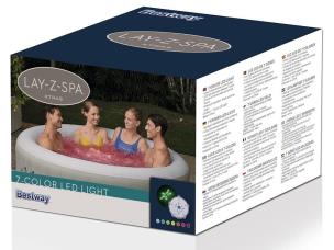 Lampka basenowa Spa Jacuzzi. Wydawca: Bestway. Multiszop.pl Opakowanie Lampka basenowa Spa Jacuzzi