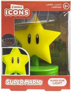 Lampka Icons Super Mario Star Gwiazda. Wydawca: PALADONE. Multiszop.pl Opakowanie Lampka Icons Super Mario Star Gwiazda
