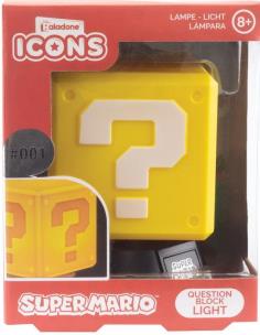 Lampka Icons Super Marion Question Block. Wydawca: PALADONE. Multiszop.pl Opakowanie Lampka Icons Super Marion Question Block
