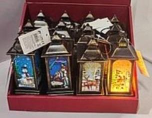 Opakowanie Lampka ledowa z motywem świątecznym (12szt)