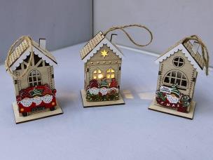 Opakowanie Lampka ledowa z motywem świątecznym (24szt)