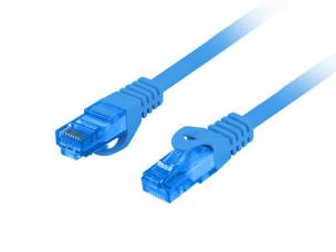 Opakowanie LANBERG PATCHCORD S/FTP KAT.6A 20M NIEBIESKI LSZH CCA (FLUKE PASSED) PCF6A-10CC-2000-B