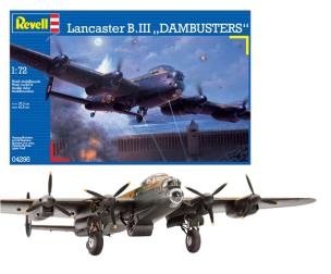 Lancaster B. III Dambusters 1:72. Wydawca: Revell. Multiszop.pl Opakowanie Lancaster B. III Dambusters 1:72