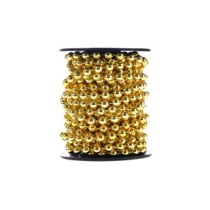 Opakowanie Łańcuch z koralami na szpuli złoty 6m
