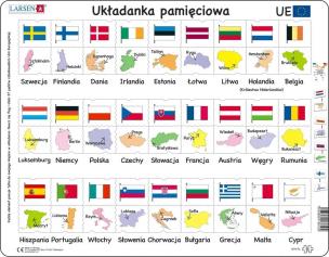 Opakowanie Larsen Unia Europejska Flagi, stolice (Maxi) PL