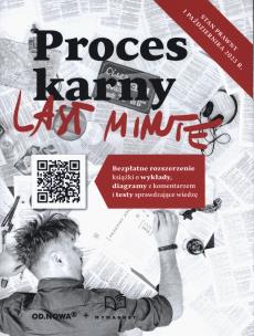 Okładka książki Last Minute. Proces karny