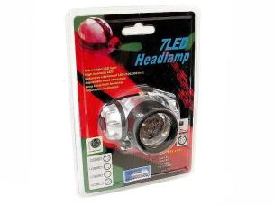 Opakowanie Latarka diodowa LED na czoło