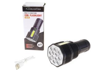 Opakowanie Latarka z ładowarką USB