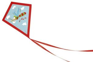 Latawiec Komar. Wydawca: Scratch. Multiszop.pl Opakowanie Latawiec Komar