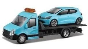 Laweta Renault Clio blue 1:43 BBURAGO. Wydawca: BBurago. Multiszop.pl Opakowanie Laweta Renault Clio blue 1:43 BBURAGO