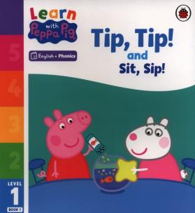 Opakowanie Learn with Peppa Phonics Level 1 Book 1 - Tip Tip and Sit Sip (Phonics Reader)