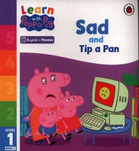 Opakowanie Learn with Peppa Phonics Level 1 Book 2 - Sad and Tip a Pan (Phonics Reader)