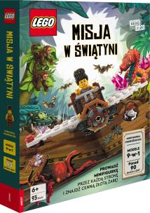 Okładka książki LEGO Books. Misja w świątyni