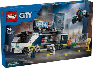 Opakowanie Lego CITY 60418 Policyjna ciężarówka z laboratorium kryminalnym