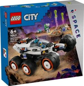 Lego CITY 60431 City Kosmiczny łazik i badanie życia w kosmosie. Wydawca: LEGO(R). Multiszop.pl Opakowanie Lego CITY 60431 City Kosmiczny łazik i badanie życia w kosmosie