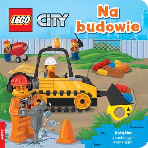 Lego city Na budowie Książka z ruchomymi elementami PPS-6002. Autor: Opracowanie zbiorowe. Multiszop.pl Okładka książki Lego city Na budowie Książka z ruchomymi elementami PPS-6002