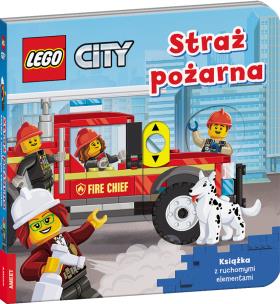 Lego city Straż pożarna Książka z ruchomymi elementami PPS-6001. Autor: Opracowanie zbiorowe. Multiszop.pl Okładka książki Lego city Straż pożarna Książka z ruchomymi elementami PPS-6001