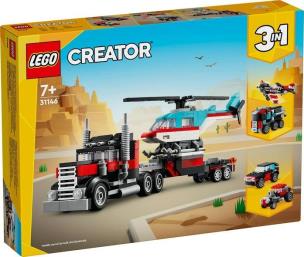 Opakowanie Lego CREATOR 31146 Ciężarówka z platformą i helikopterem