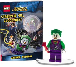 Lego DC comics super heroes Strzeżcie się, złoczyńcy! LNC-6461Y. Autor: Opracowanie zbiorowe. Multiszop.pl Okładka książki Lego DC comics super heroes Strzeżcie się, złoczyńcy! LNC-6461Y