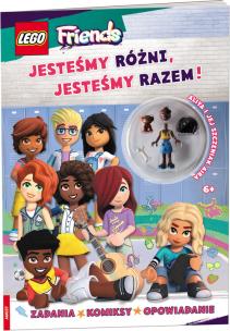 Okładka książki LEGO Friends Jesteśmy różni, jesteśmy razem!