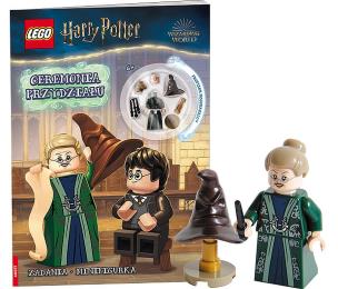 Lego Harry Potter Ceremonia przydziału. Autor: Opracowanie zbiorowe. Multiszop.pl Okładka książki Lego Harry Potter Ceremonia przydziału