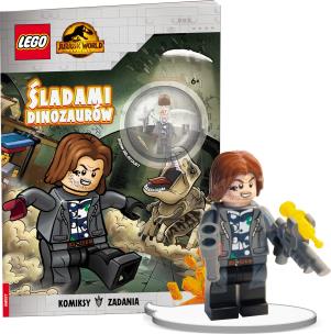 Lego Jraussic World Śladami dinozaurów LNC-6203S1. Autor: Opracowanie zbiorowe. Multiszop.pl Okładka książki Lego Jraussic World Śladami dinozaurów LNC-6203S1