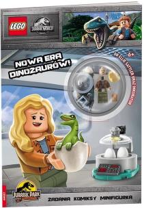 Lego Jurassic World. Nowa era dinozaurów. Autor:   Praca zbiorowa. Multiszop.pl Okładka książki Lego Jurassic World. Nowa era dinozaurów