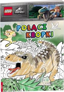 Okładka książki LEGO Jurassic World Połącz kropki SCPS-6201