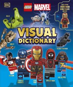 Okładka książki LEGO Marvel Visual Dictionary