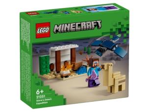 Lego MINECRAFT 21251 Pustynna wyprawa Steve'a. Wydawca: LEGO(R). Multiszop.pl Opakowanie Lego MINECRAFT 21251 Pustynna wyprawa Steve'a