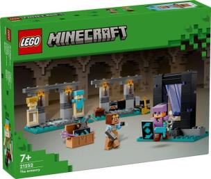 Lego MINECRAFT 21252 Zbrojownia. Wydawca: LEGO(R). Multiszop.pl Opakowanie Lego MINECRAFT 21252 Zbrojownia
