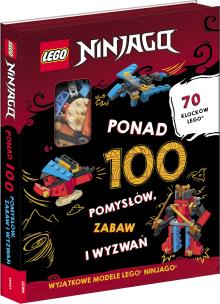 Okładka książki Lego Ninjago Ponad 100 pomysłów, zabaw i wyzwań LQB-6701
