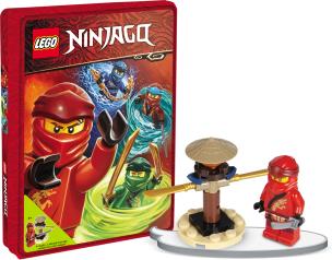 Lego ninjago Zestaw książek z klockami lego Z TIN-6705. Autor: Opracowanie zbiorowe. Multiszop.pl Okładka książki Lego ninjago Zestaw książek z klockami lego Z TIN-6705