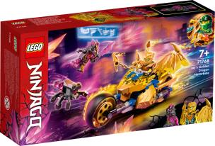LEGO NINJAGO Złoty smoczy motocykl Jaya 71768. Wydawca: LEGO(R). Multiszop.pl Opakowanie LEGO NINJAGO Złoty smoczy motocykl Jaya 71768