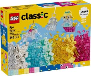 LEGO(R) CLASSIC 11040 Magiczny zestaw z przezroczyst. Wydawca: LEGO(R). Multiszop.pl Opakowanie LEGO(R) CLASSIC 11040 Magiczny zestaw z przezroczyst