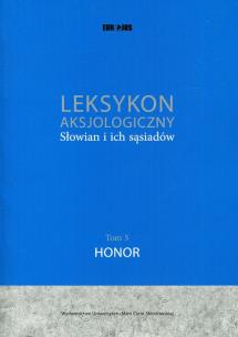 Opakowanie Leksykon aksjologiczny Słowian i ich sąsiadów T.5