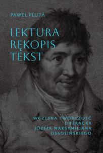 Okładka książki Lektura Rękopis Tekst